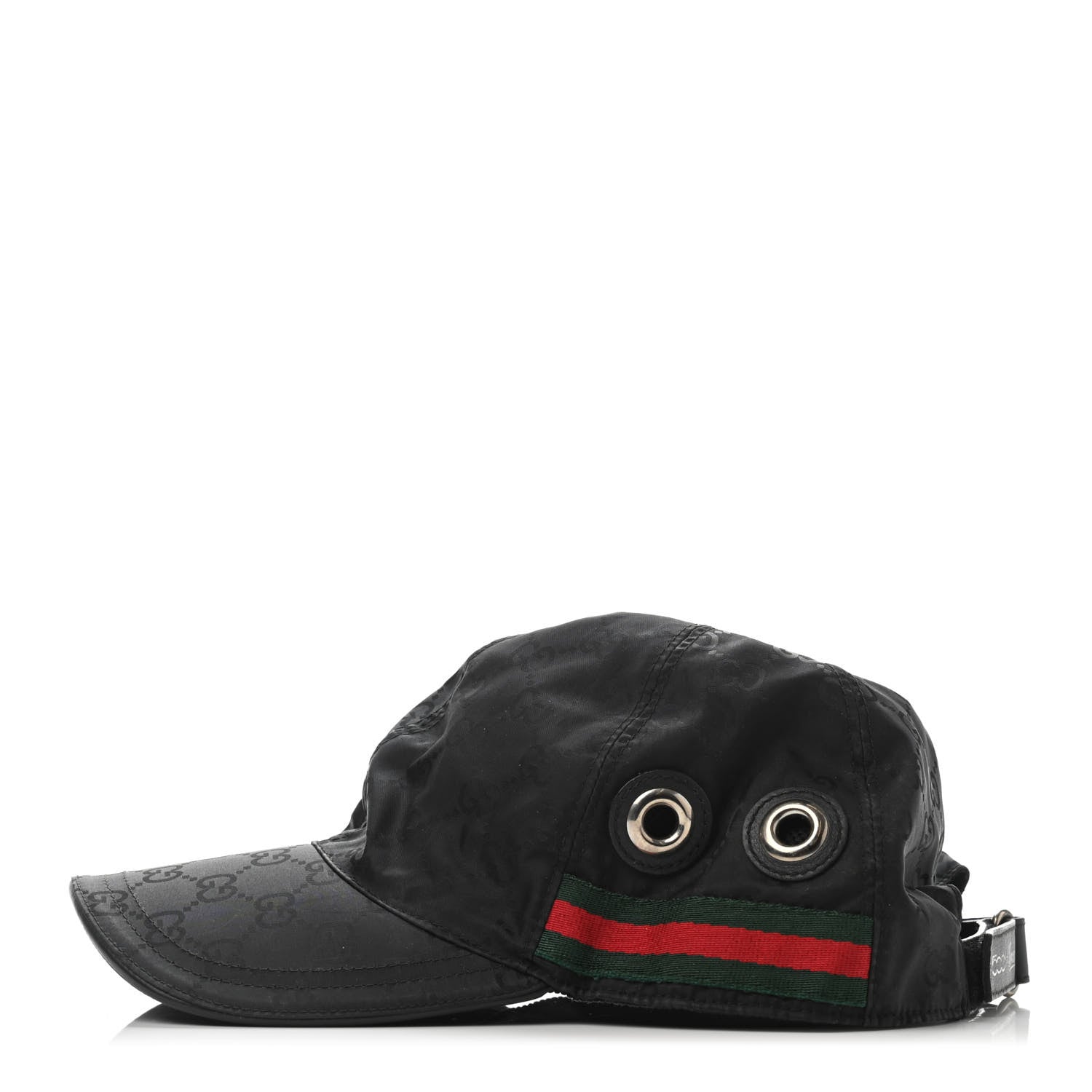 Gucci Monogram Web 500 by Gucci Baseball Hat L Black 3 of 4
