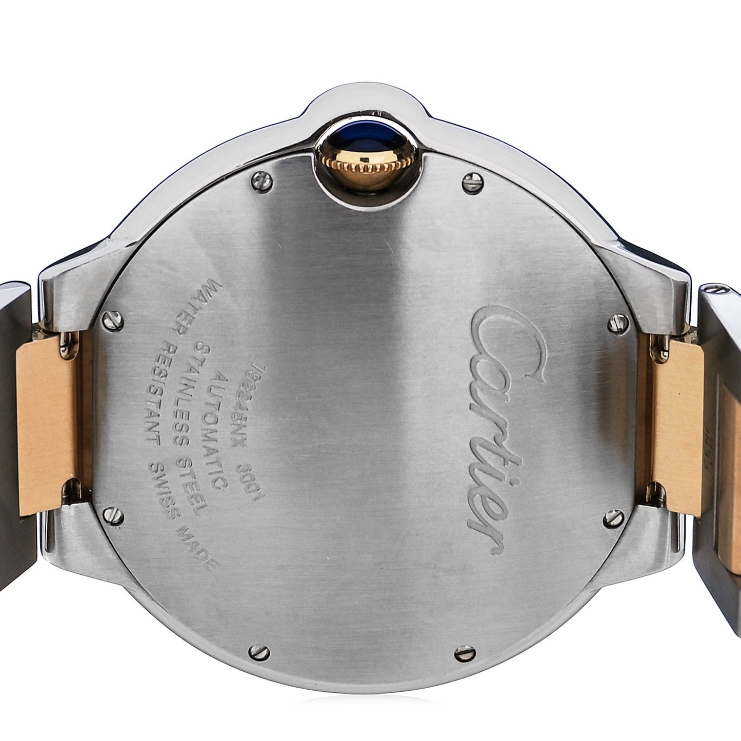 Stainless Steel 18K Yellow Gold 42mm Ballon Bleu De Cartier Automatic Watch