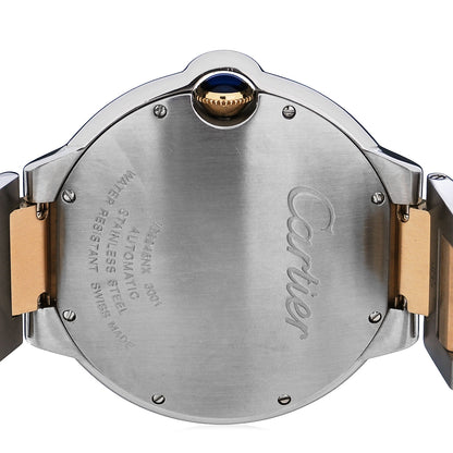 Cartier Stainless Steel 18K Yellow Gold 42mm Ballon Bleu De Cartier Automatic Watch 4 of 9