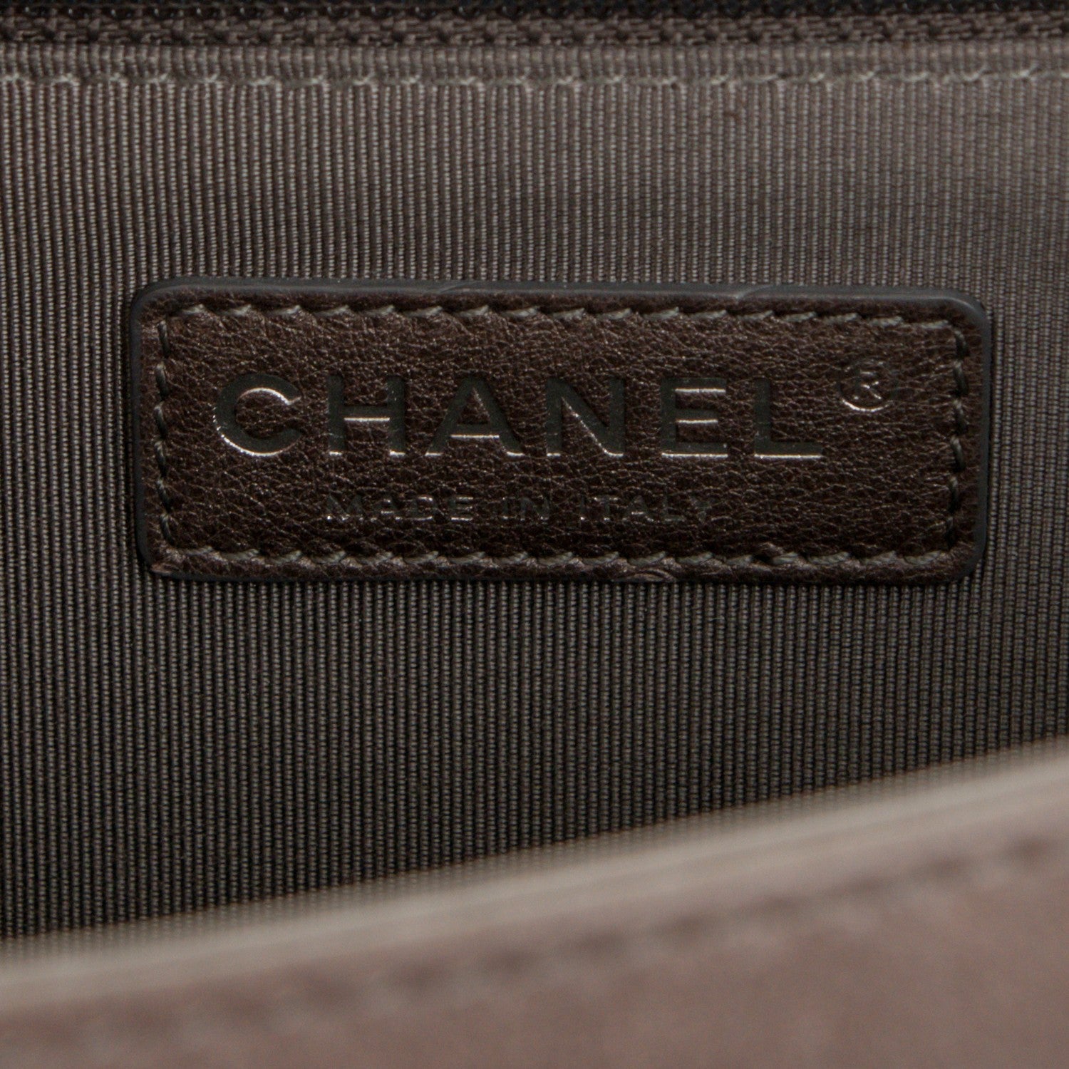Chanel Calfskin Quilted Large Boy Flap Grey 6 of 9