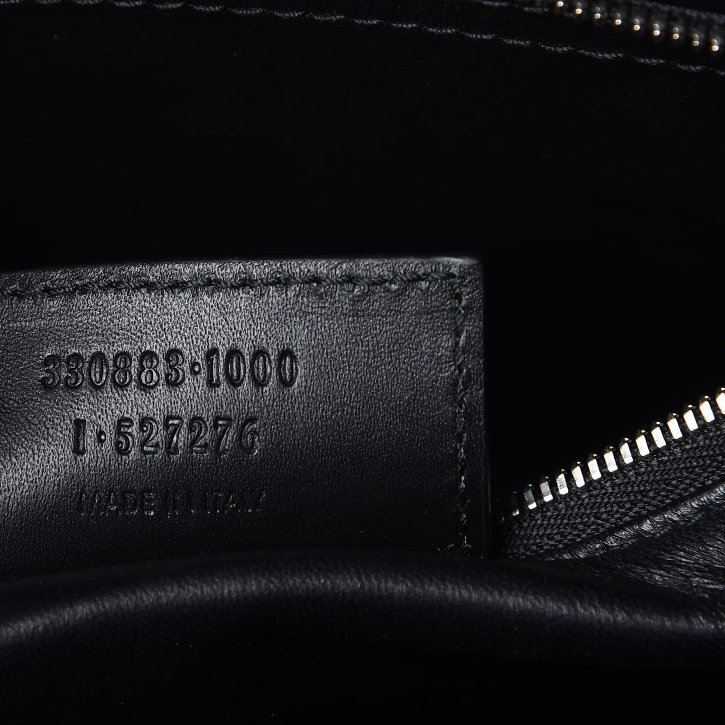 Calfskin Le Dix Zip Cartable Black