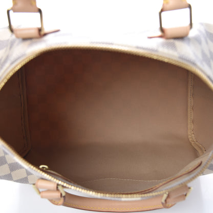 Louis Vuitton Damier Azur Speedy Bandouliere 30 5 of 10