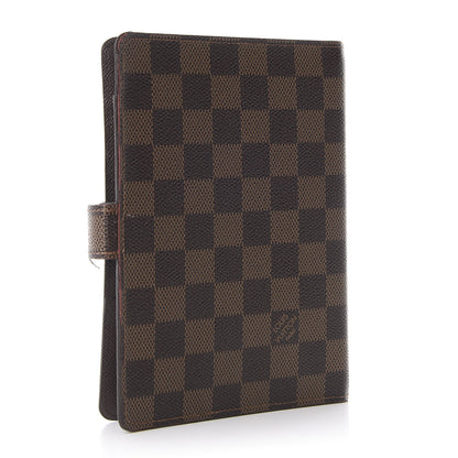 Louis Vuitton Damier Ebene Medium Ring Agenda Cover 3 of 8
