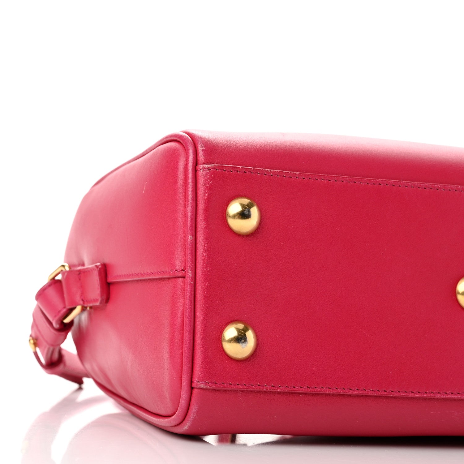 Saint Laurent Calfskin Classic Baby Duffle Fuchsia 8 of 13