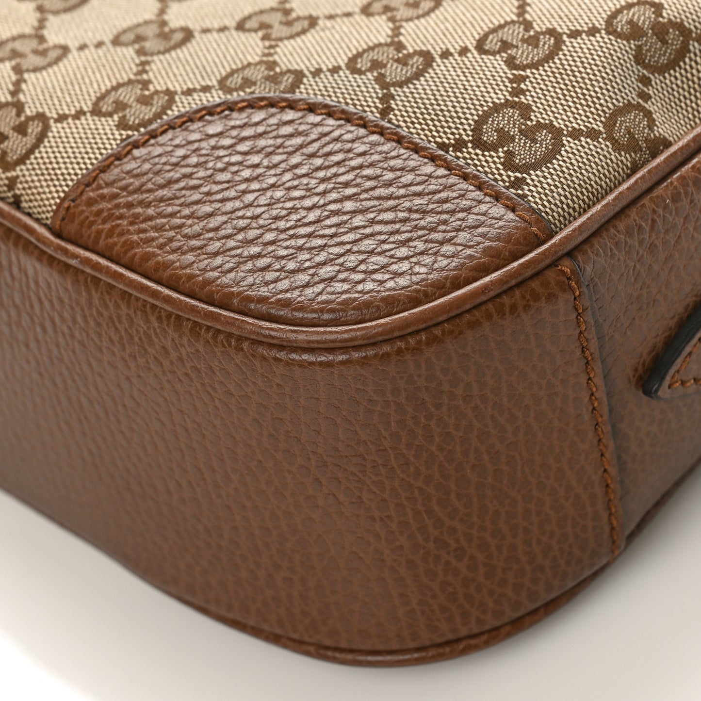 Monogram Mini Bree Messenger Bag Beige Tabacco