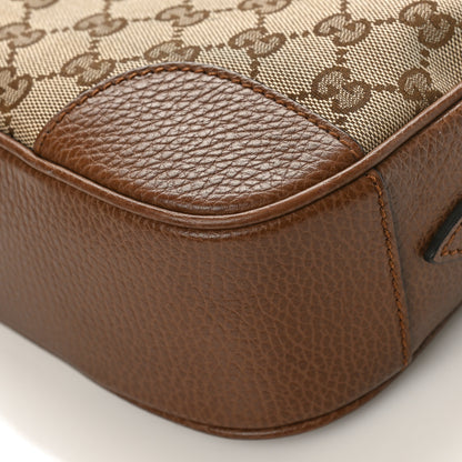Gucci Monogram Mini Bree Messenger Bag Beige Tabacco 9 of 9