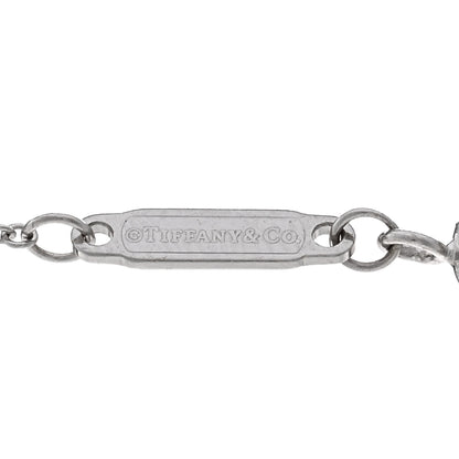 Tiffany 18K White Gold Diamond Mini T Smile Pendant Necklace 4 of 5