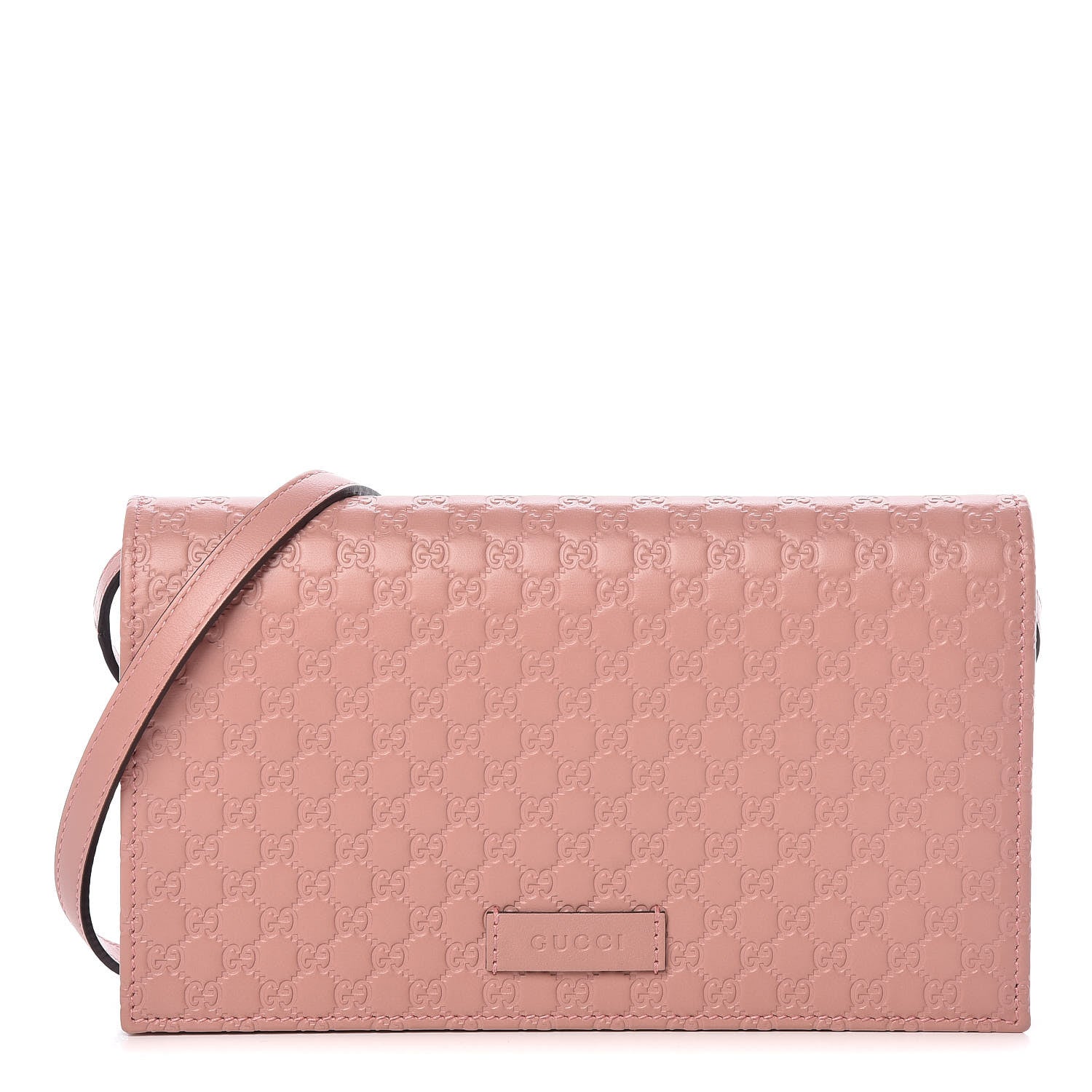 Gucci Microguccissima Crossbody Wallet Soft Pink 1 of 8