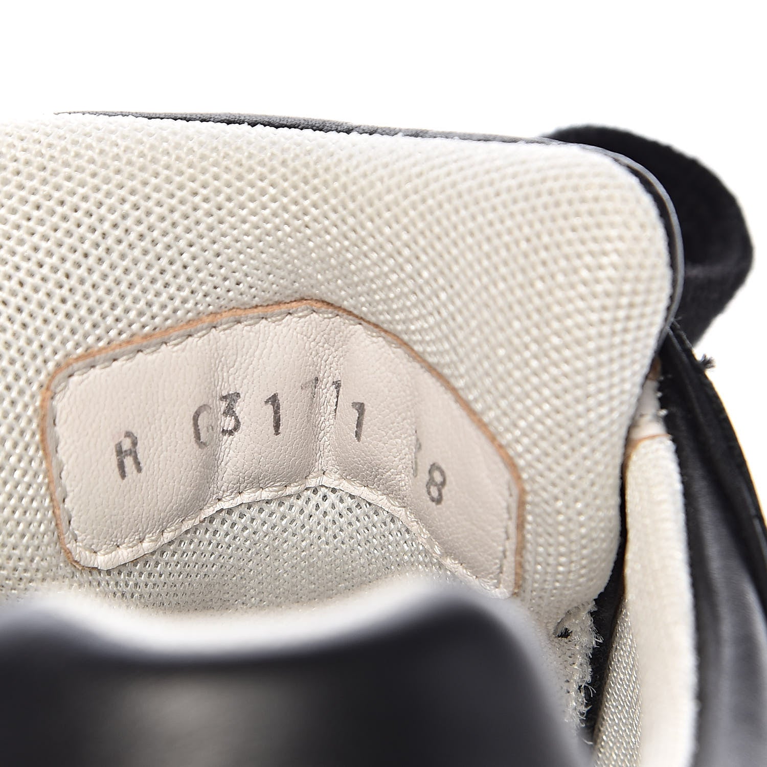 Chanel Calfskin Tweed CC Sneakers 38 Black White 7 of 11