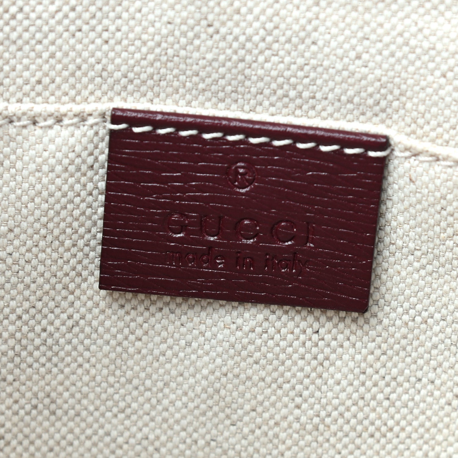 Gucci Calfskin Heartbeat Print Large Pouch New Wine 6 of 7