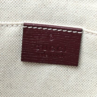 Gucci Calfskin Heartbeat Print Large Pouch New Wine 6 of 7