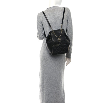Chanel Caviar Quilted Business Affinity Backpack Black 2 of 10