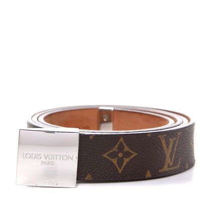 Louis Vuitton Monogram Ceinture Belt Silver 95 38 1 of 10