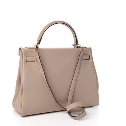 Hermes Togo Kelly Retourne 32 Gris Tourterelle 2 of 9