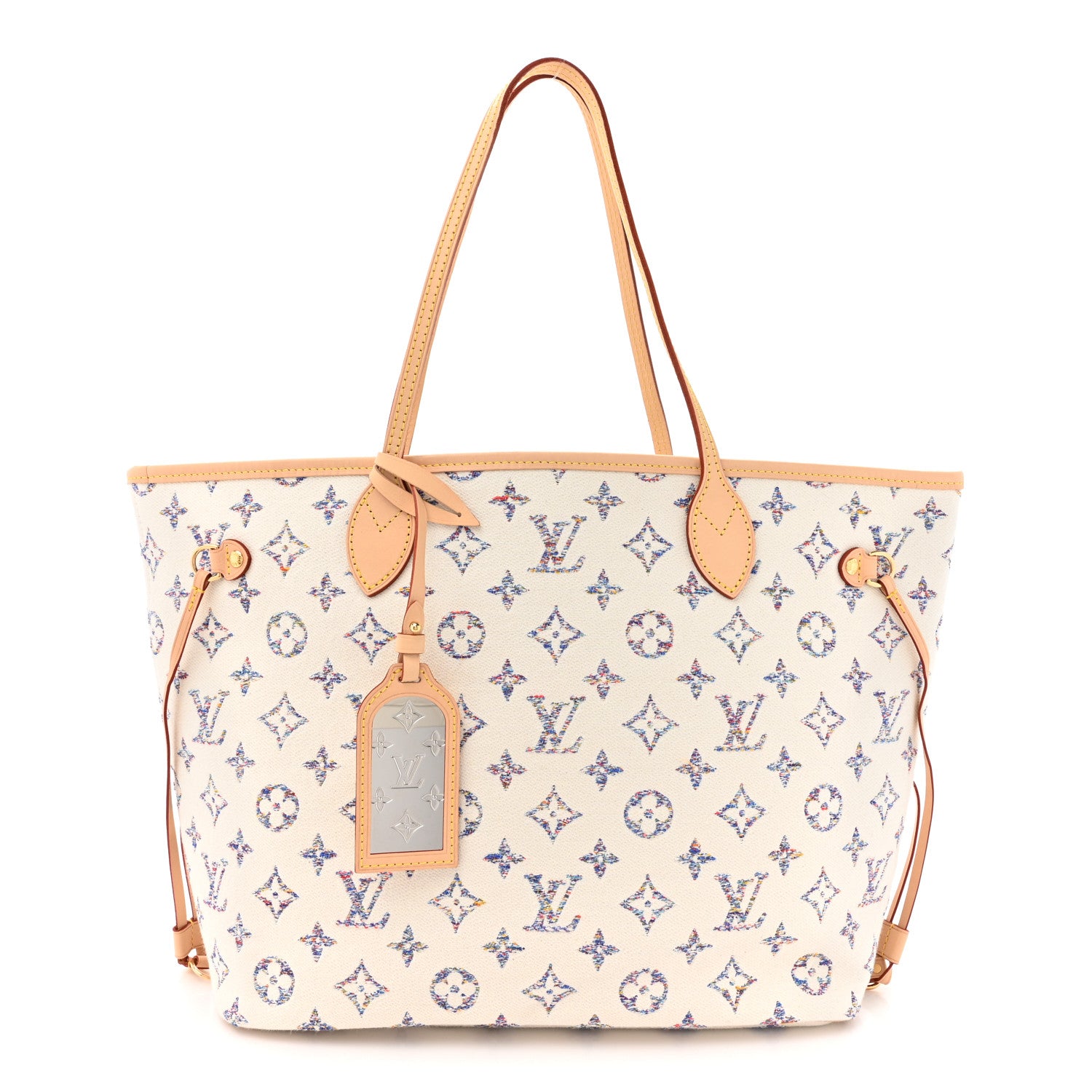 Louis Vuitton Monogram Jacquard Neverfull MM Multicolor Beige 1 of 11