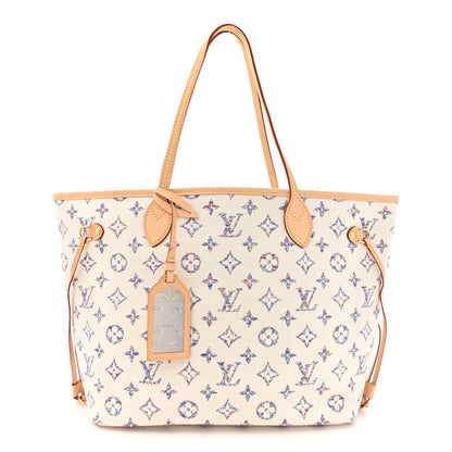Louis Vuitton Monogram Jacquard Neverfull MM Multicolor Beige 1 of 11