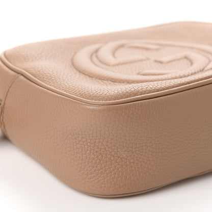 Gucci Pebbled Calfskin Small Soho Disco Bag Camelia 6 of 10