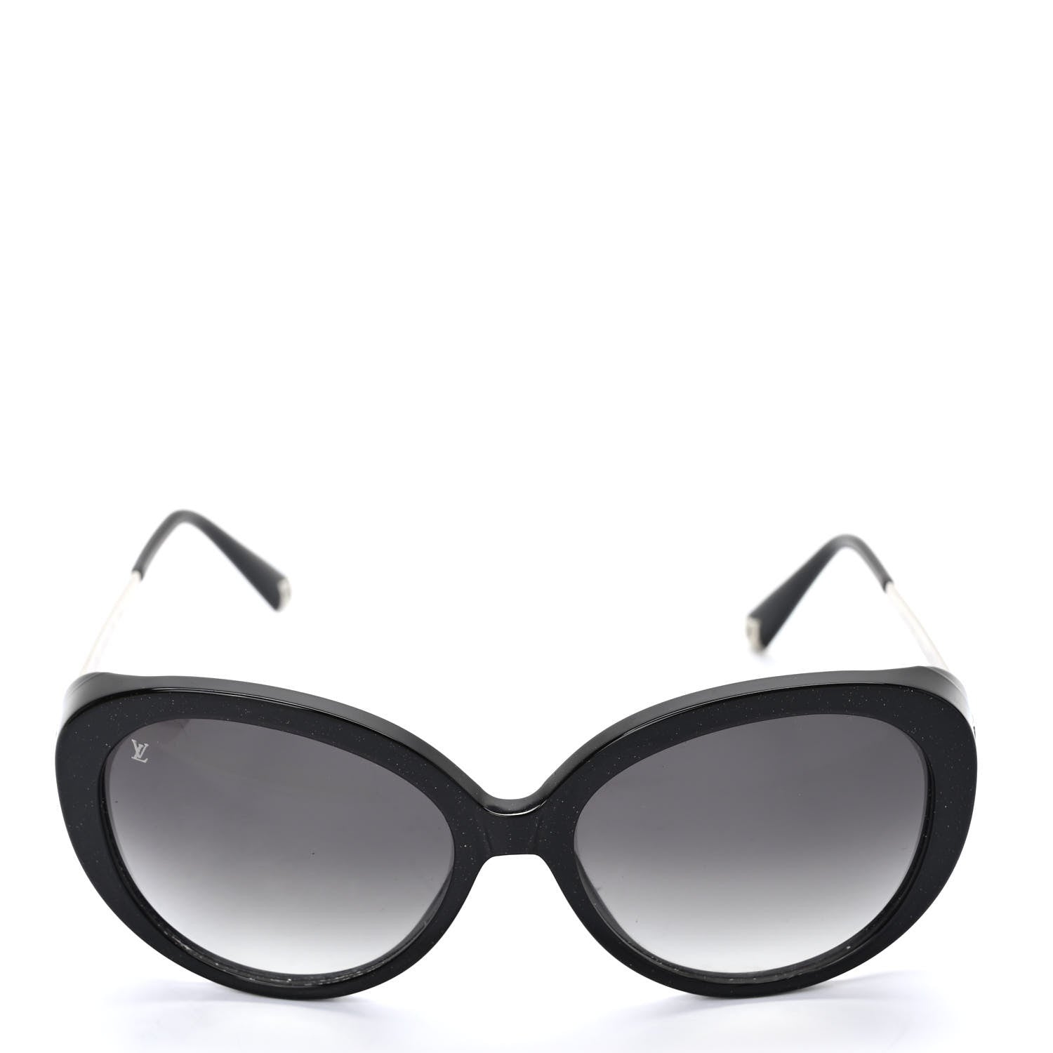 Louis Vuitton Acetate Bluebell Sunglasses Z0693W Black Glitter 2 of 10