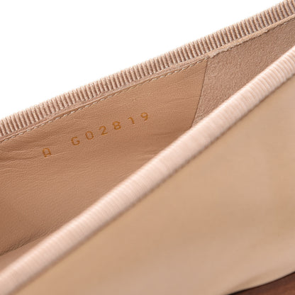 Chanel Lambskin Cap Toe CC Ballerina Flats 39 Beige 8 of 10