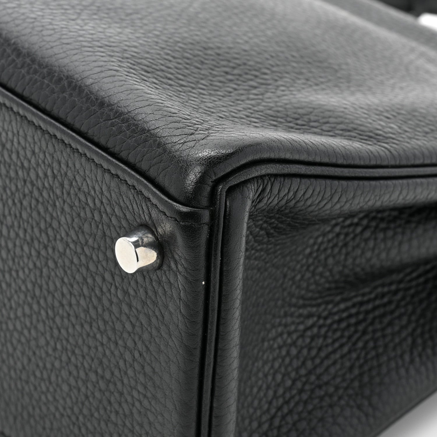 Hermes Taurillon Clemence Kelly Retourne 28 Black 14 of 17