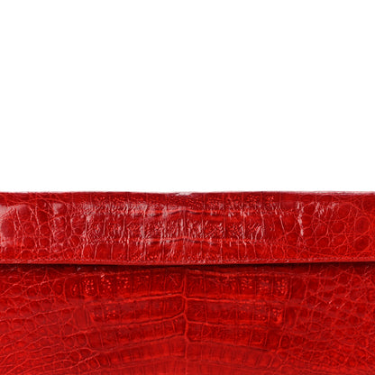 Nancy Gonzalez Crocodile Clutch Red 8 of 10