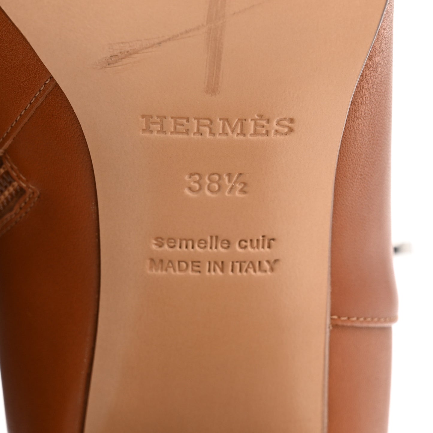 Calfskin Saint Germain Ankle Boots 38.5 Gold