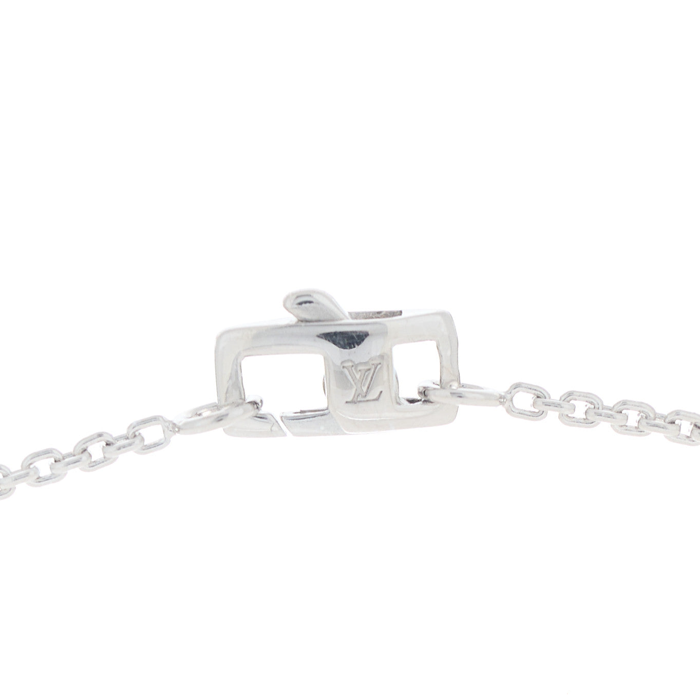 Louis Vuitton 18K White Gold Diamond Idylle Blossom Pendant Necklace 3 of 5