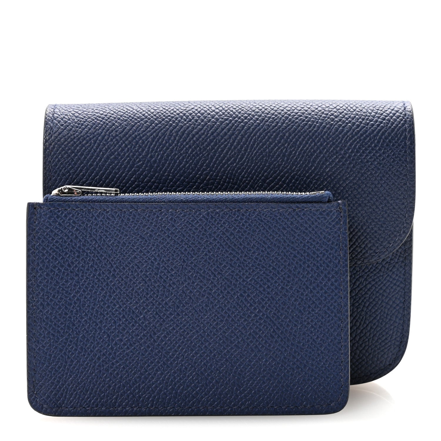 Hermes Epsom Constance Slim Wallet Bleu Saphir 2 of 8