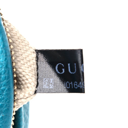 Gucci Metallic Cellarius Calfskin Mini Soho Chain Bag Deep Cobalt 6 of 11