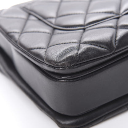 Chanel Lambskin Quilted Medium Trendy CC Flap Dual Handle Bag Black 12 of 15