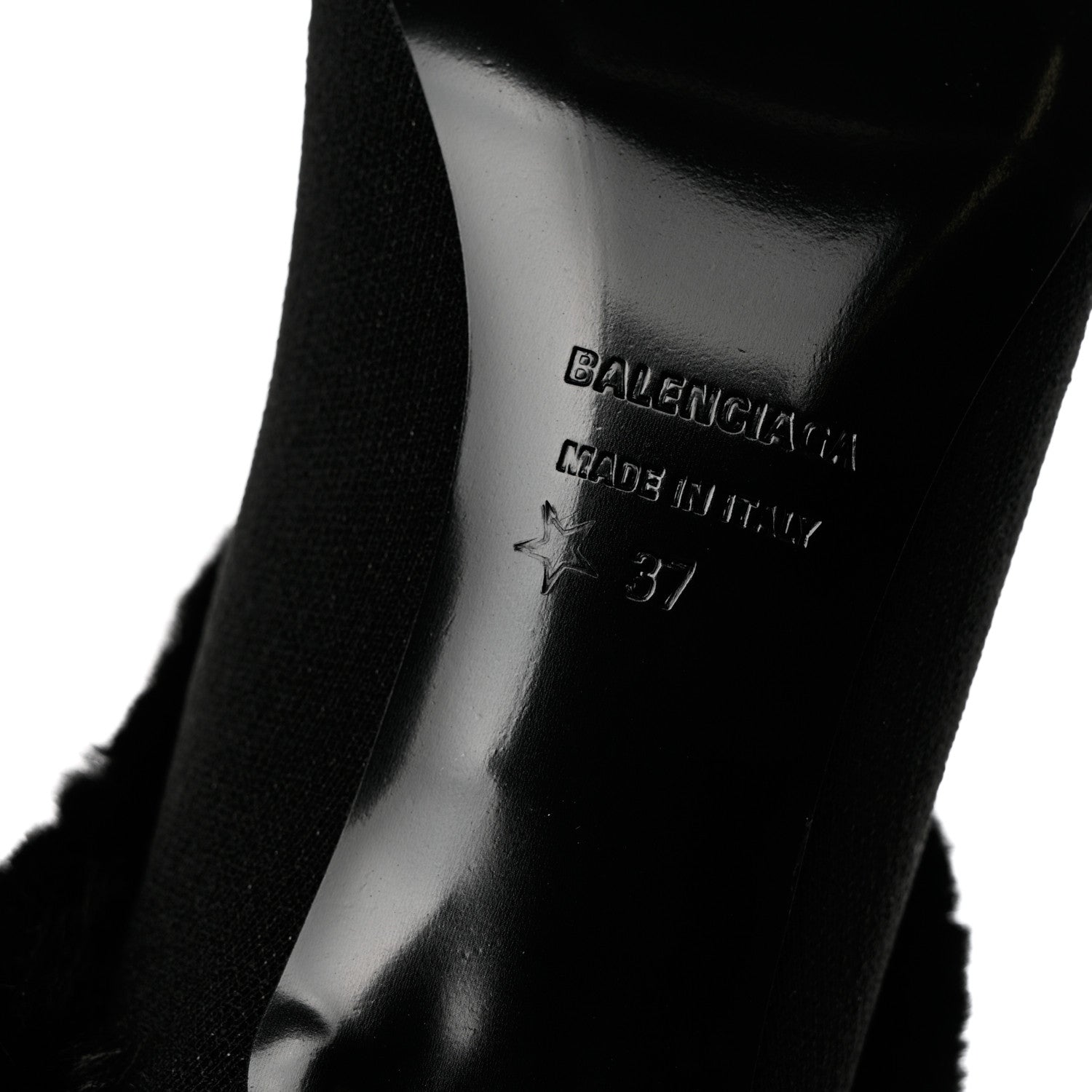 靴 Balenciaga knife mule satin Black 37 Knife Bow leather mules in black - Balenciaga | Mytheresa