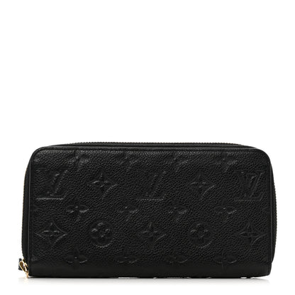 Louis Vuitton LOUIS VUITTON Empreinte Zippy Wallet Black 1 of 7