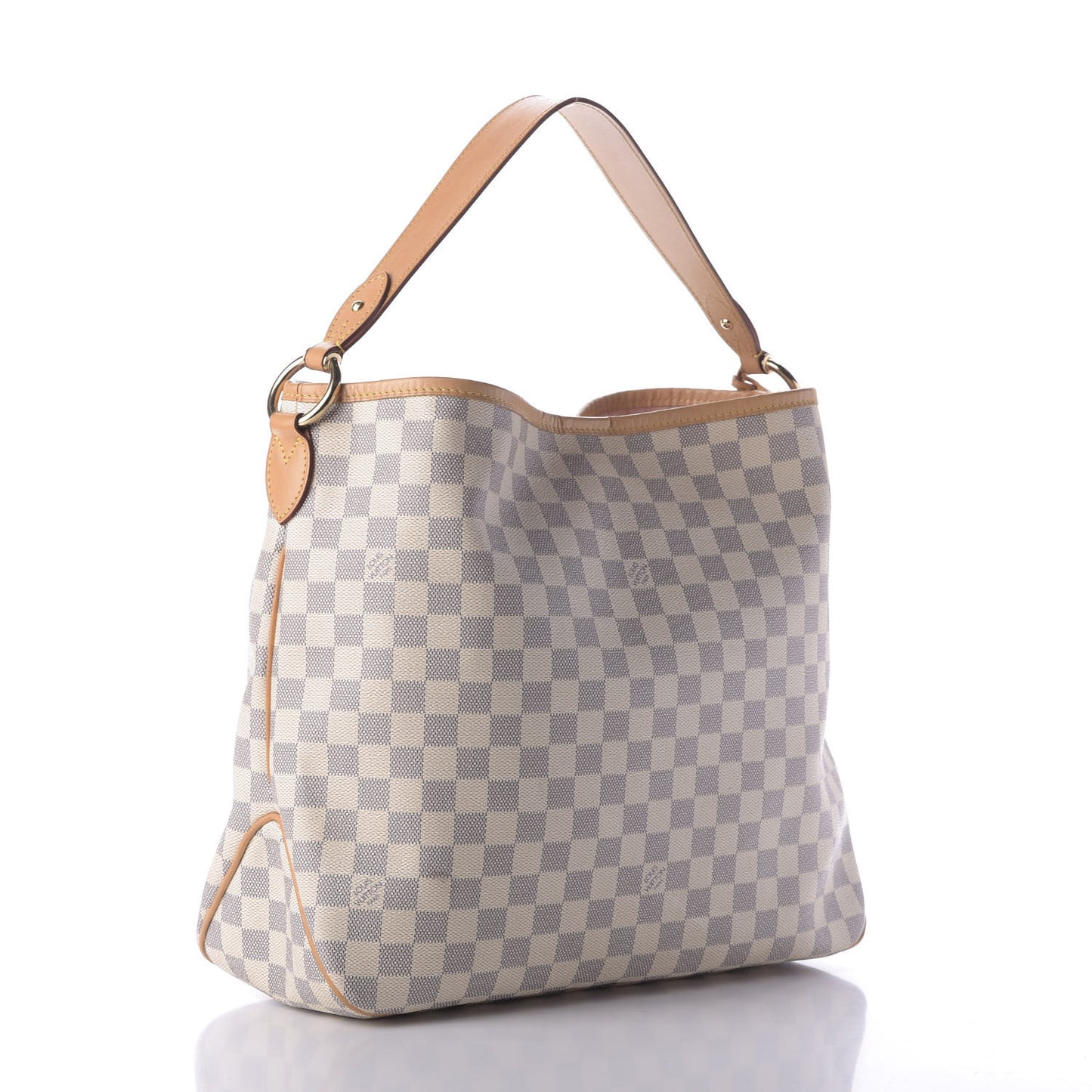 Damier Azur Delightful MM Rose Ballerine
