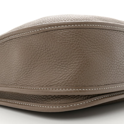 Hermes Taurillon Clemence Evelyne III PM Etoupe 9 of 10