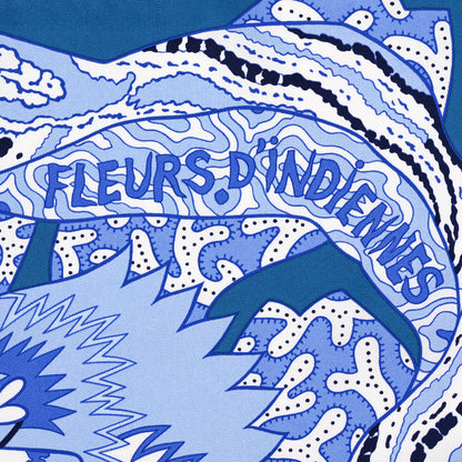 Hermes Silk Fleurs D'Indiennes Scarf 90 7 of 7