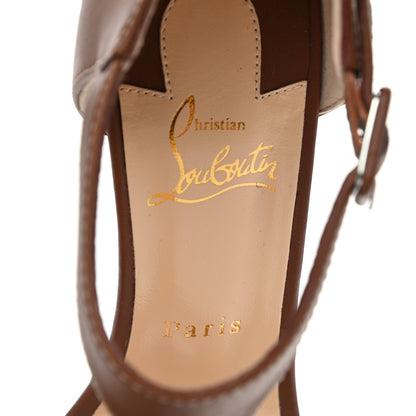 Christian Louboutin Calfskin In My City 100 Pumps 38 Cognac 7 of 8
