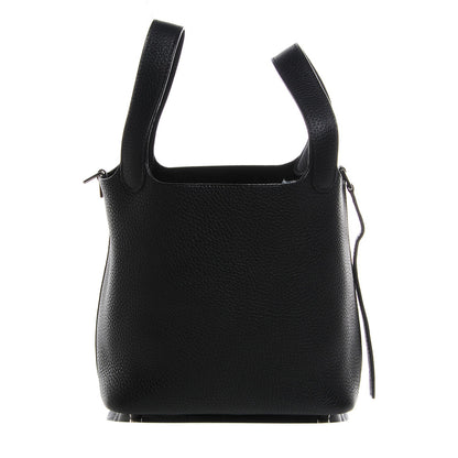 Hermes Taurillon Clemence Picotin PM Black 1 of 17