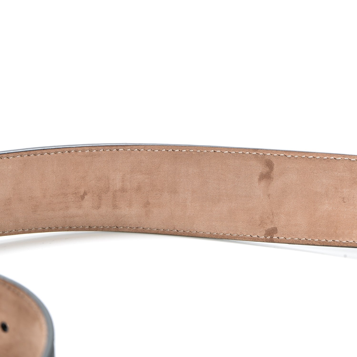 Gucci GG Supreme Monogram Interlocking G Belt 80 32 Black Grey 5 of 7