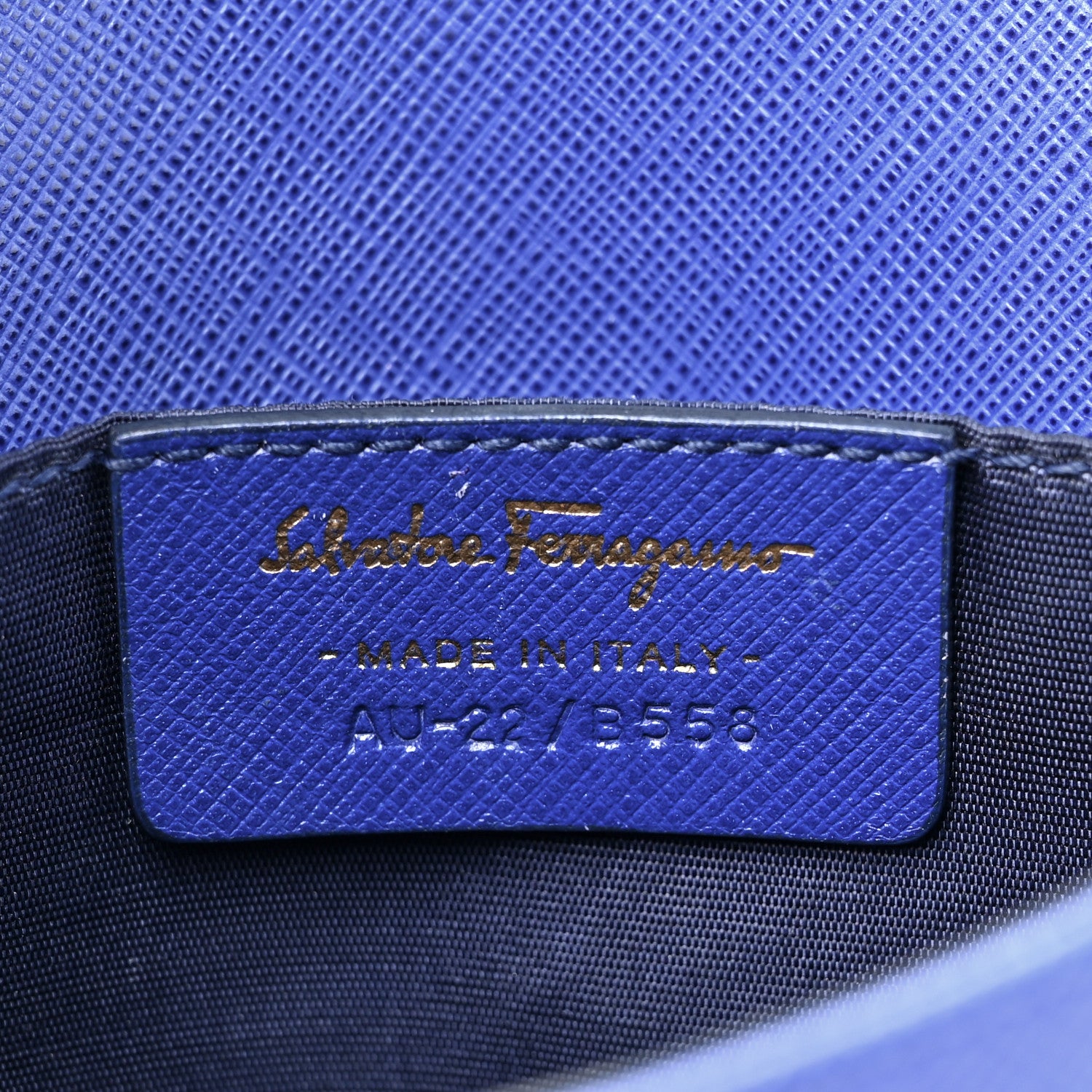 Salvatore Ferragamo Printed Calfskin Ginny Shoulder Bag Blue 6 of 14