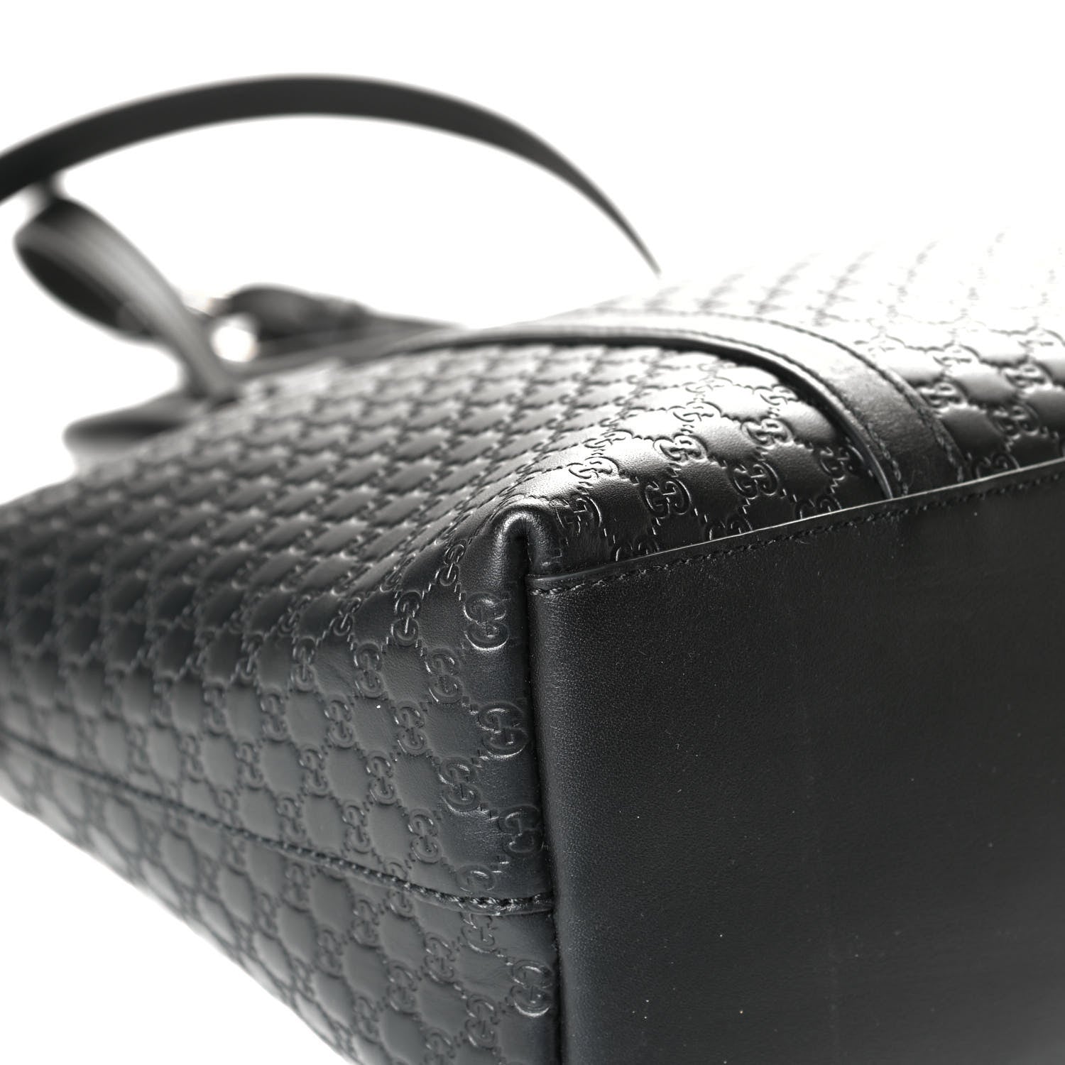 Gucci Soft Microguccissima Small Zippered Satchel Black 5 of 8