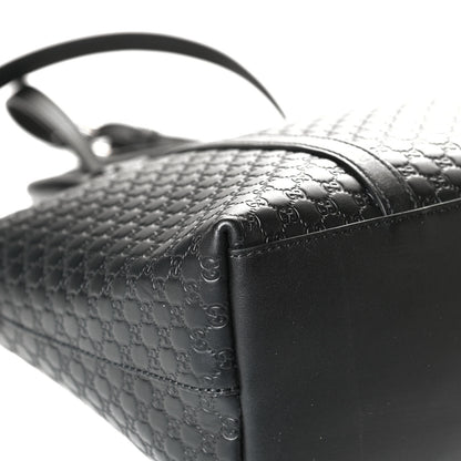 Gucci Soft Microguccissima Small Zippered Satchel Black 5 of 8