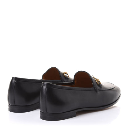Gucci Calfskin Womens Jordaan Loafers 38 Black 4 of 10