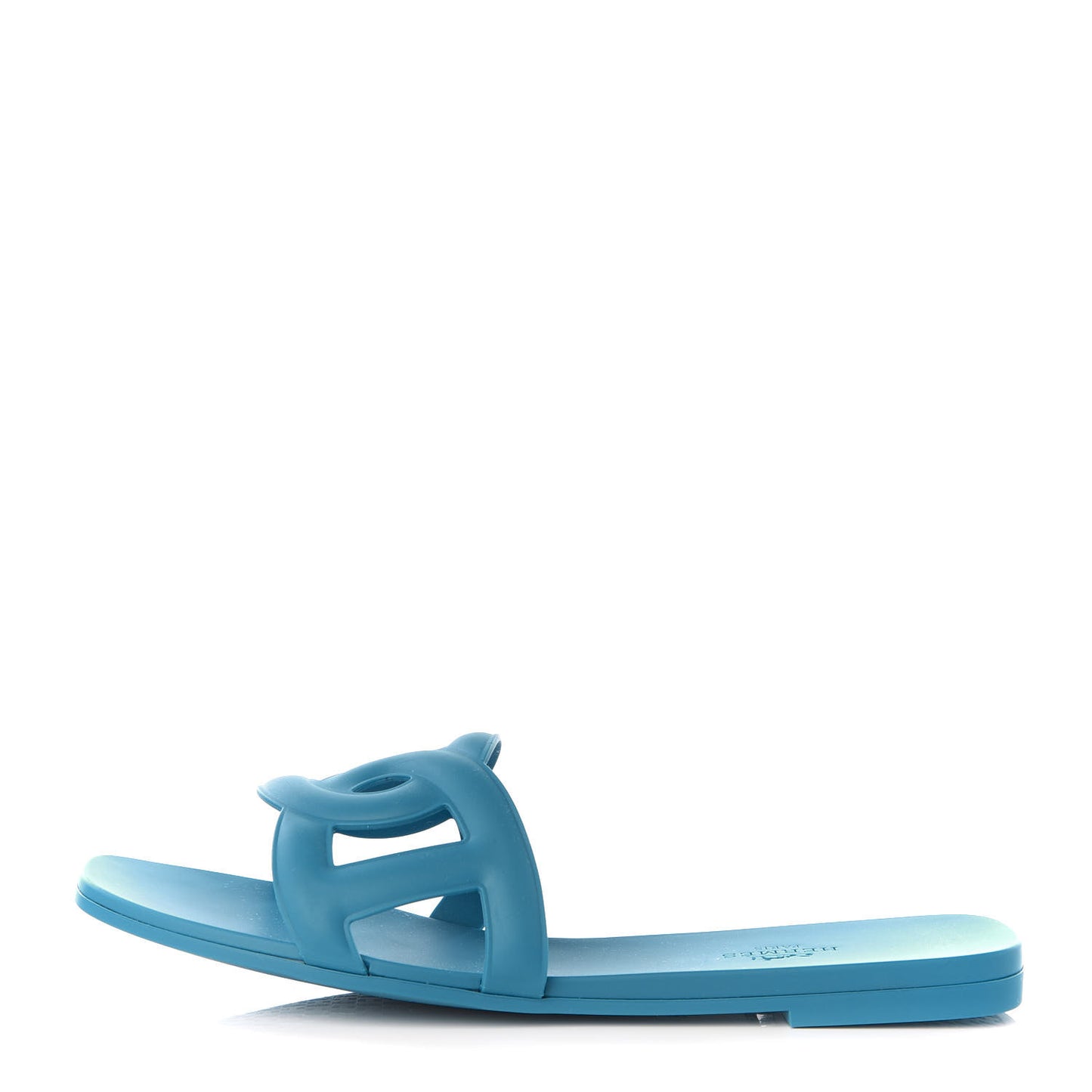 Rubber Aloha Sandals 38 Bleu Vif