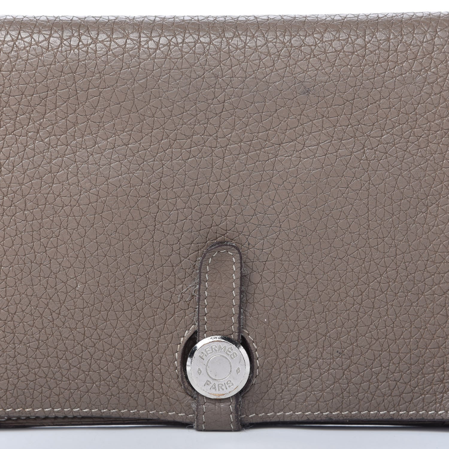 Hermes Togo Dogon Duo Wallet Etoupe 9 of 12