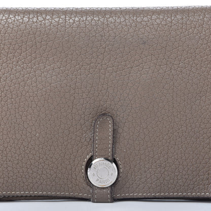 Hermes Togo Dogon Duo Wallet Etoupe 9 of 12