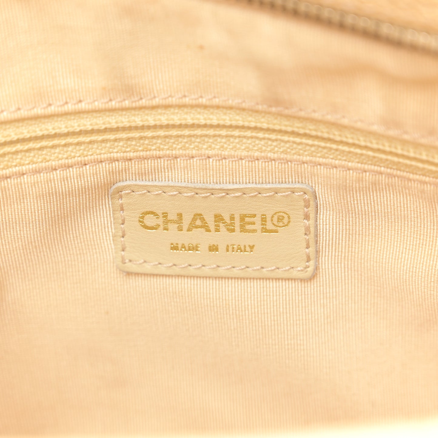 Caviar Quilted Petit Timeless Tote PTT Beige