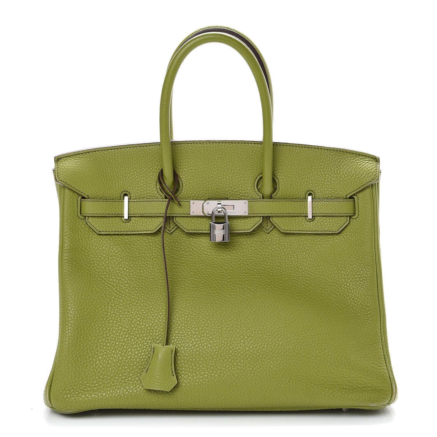 Hermes Togo Birkin 35 Vert Anis 1 of 37