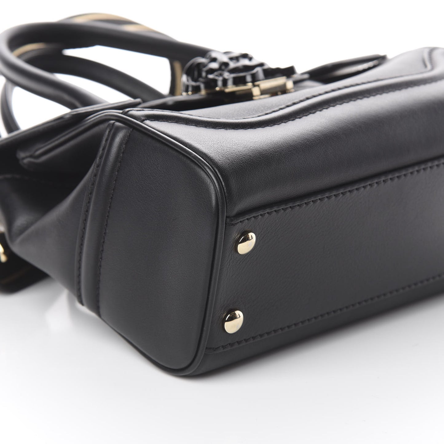 Calfskin Medium Palazzo Empire Bag Black