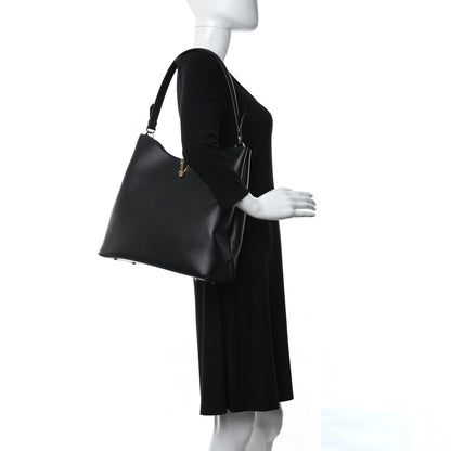 Versace Vitello Virtus Hobo Black 2 of 13