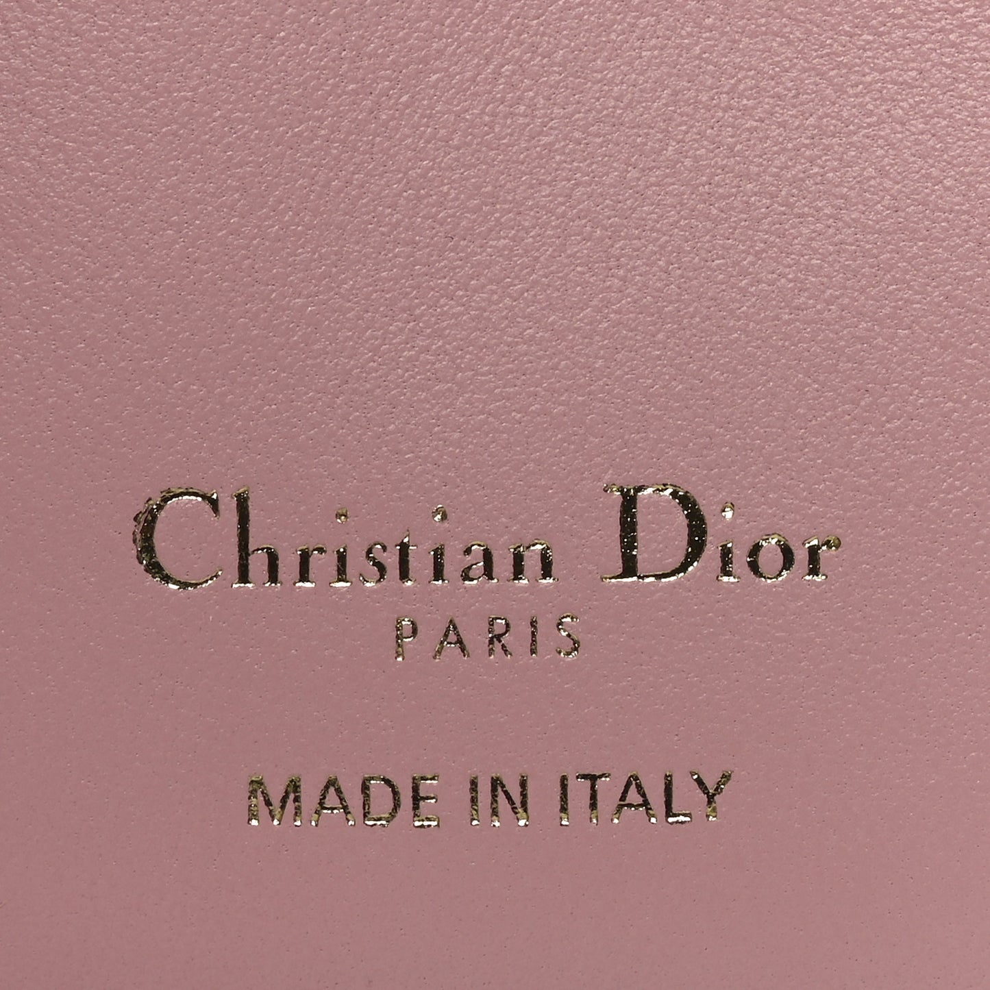 Grained Calfskin Supple Cannage Caro Dahlia Wallet Powder Pink